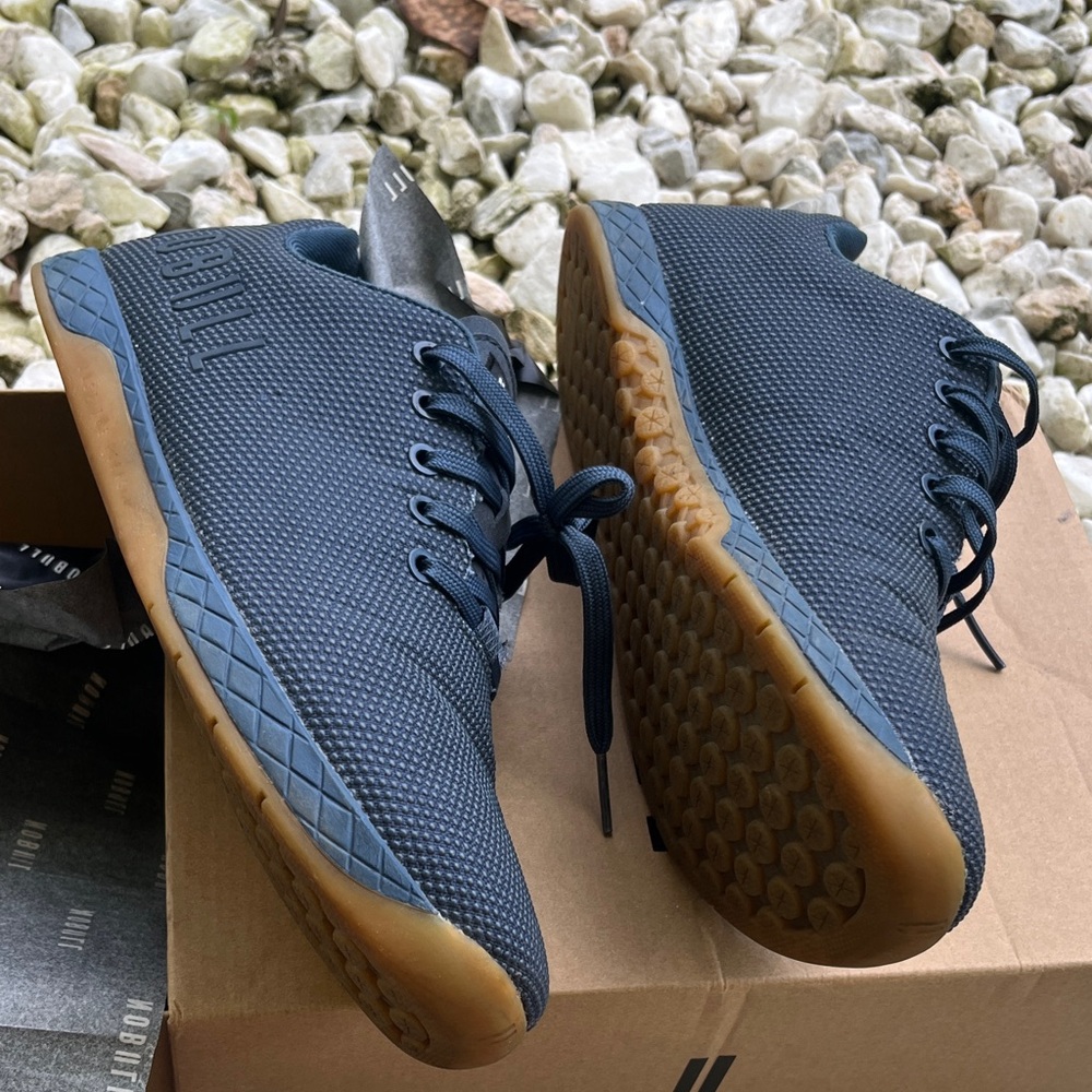 NOBULL Men's Navy Athletic Training Shoes with Gum Sole m10 w 11.5 - Picture 8 of 10